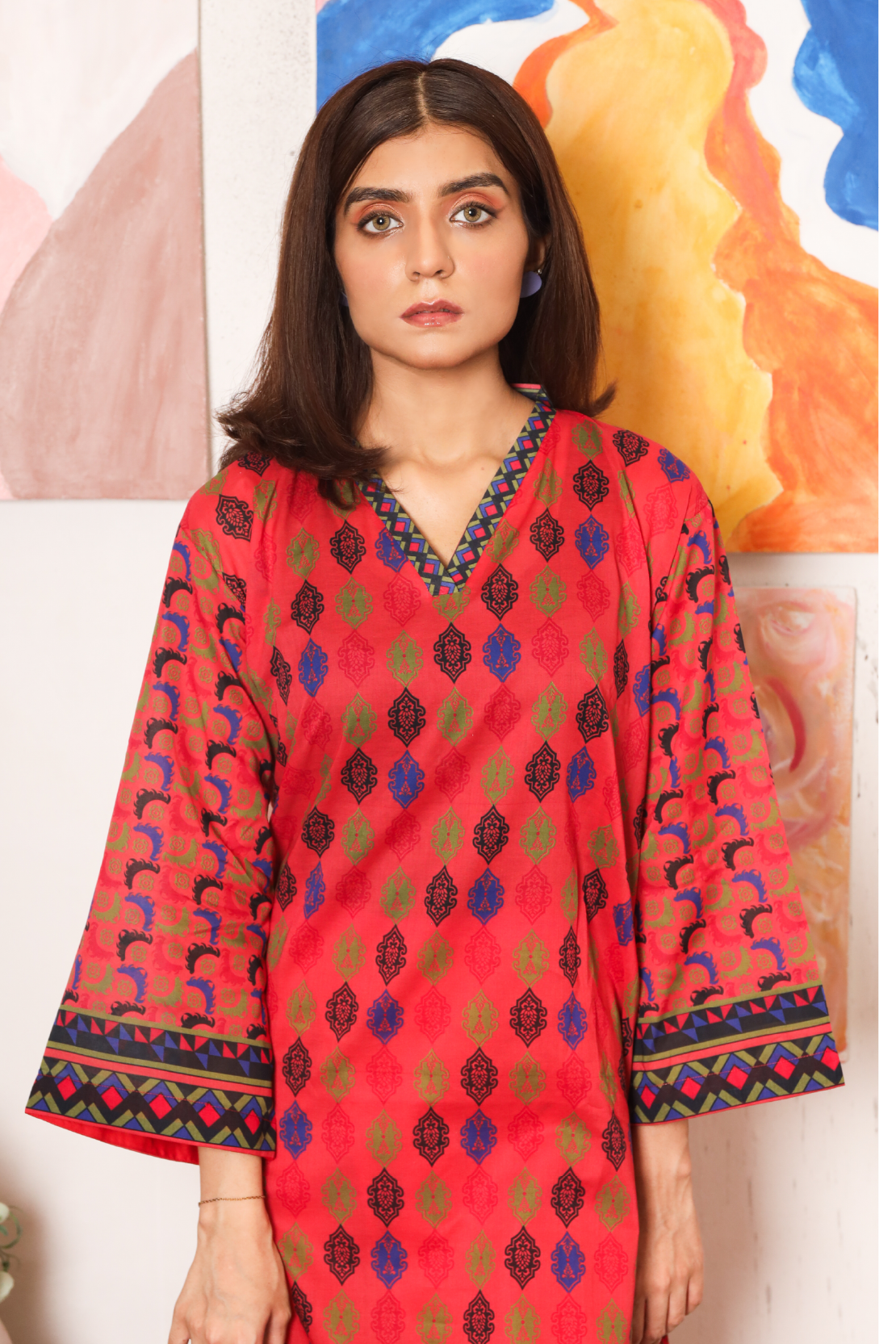 3 PIECE - DIGITALLY PRINTED PREMIUM LAWN - 2537