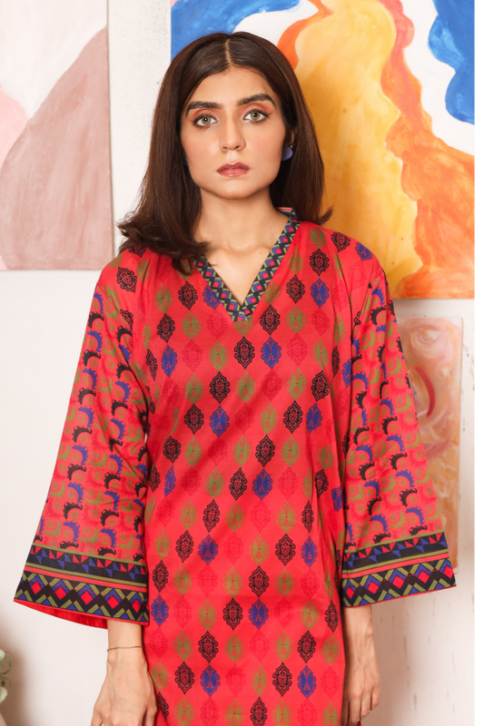 3 PIECE - DIGITALLY PRINTED PREMIUM LAWN - 2537