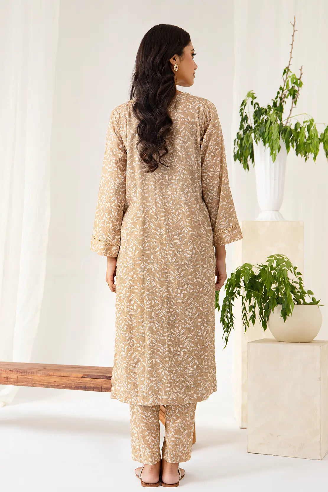 2 Piece - Printed Lawn Co-ord Set – 8069