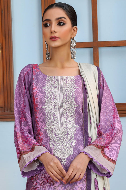 3 PIECE - EMBROIDERED PEACH - 1152