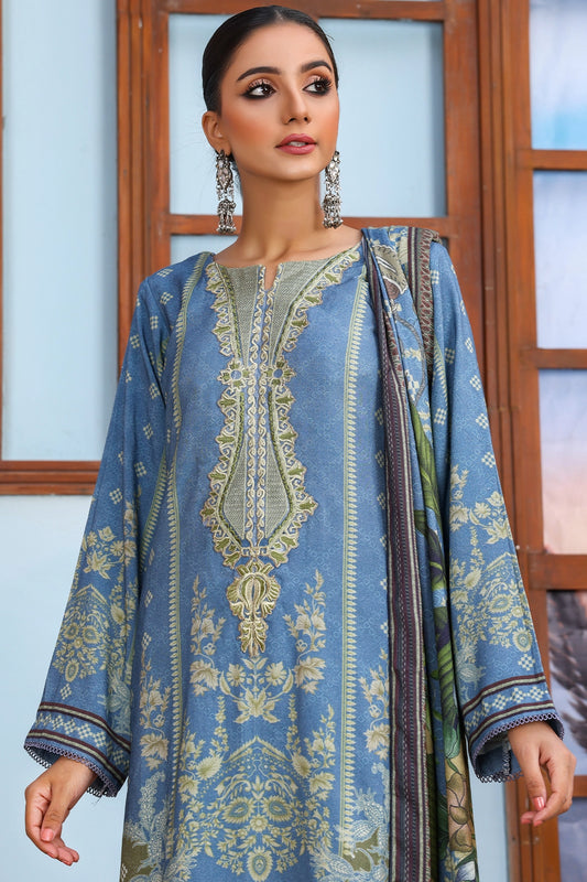 3 PIECE - EMBROIDERED PEACH - 1153