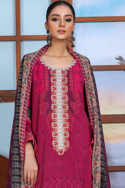3 PIECE - EMBROIDERED PEACH - 1157