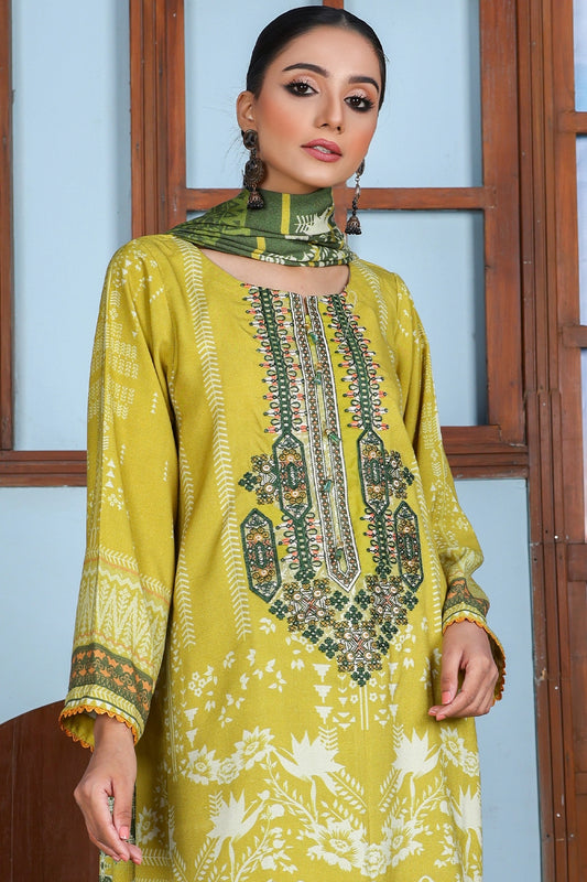 3 PIECE - EMBROIDERED PEACH - 1158