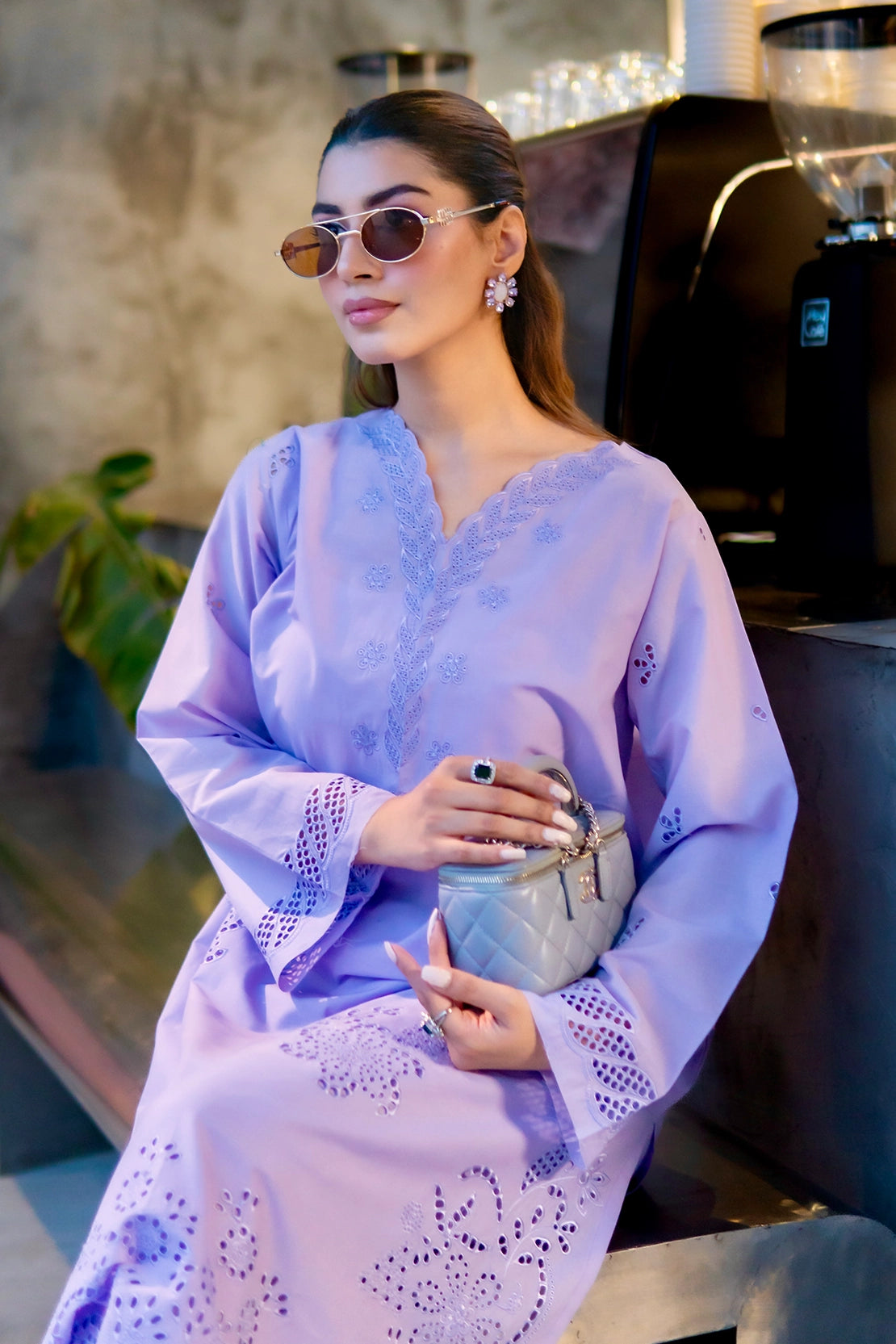 Stitched 2 Piece - Embroidered Lawn - Aurelia