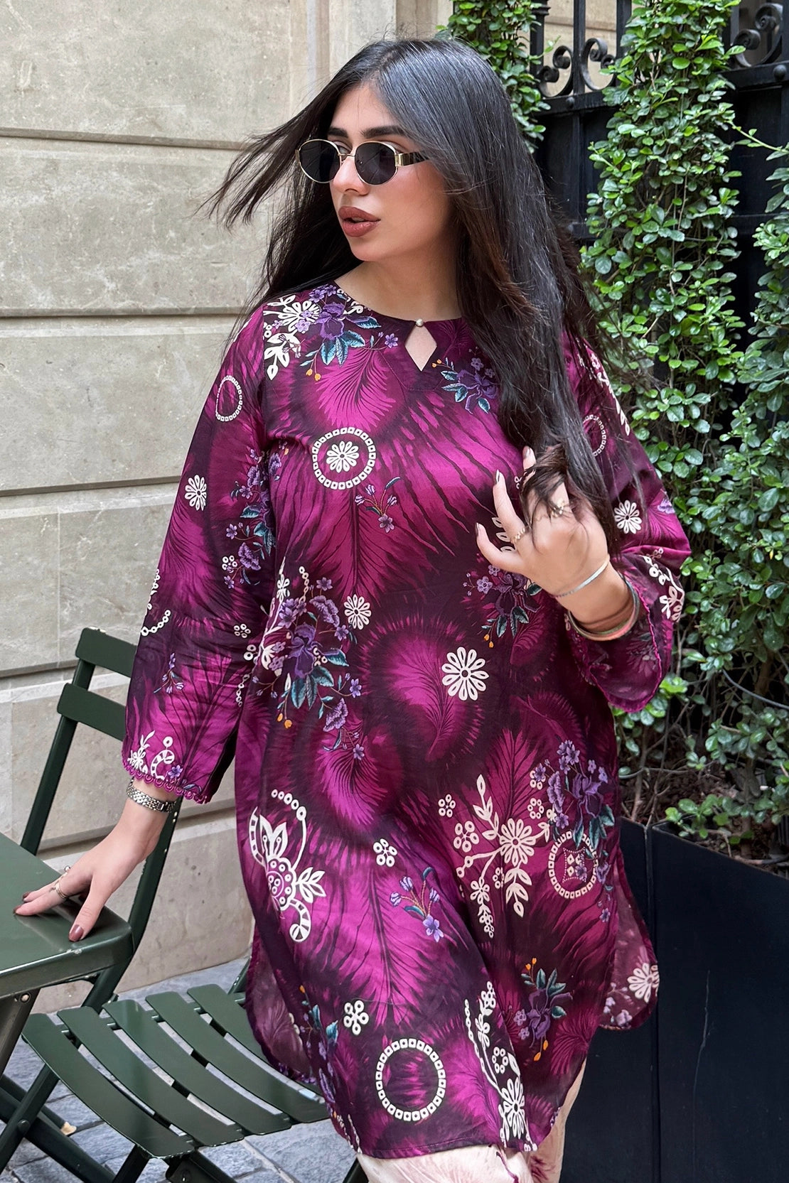 Stitched 2 Piece - Digitally Printed Lawn - 007