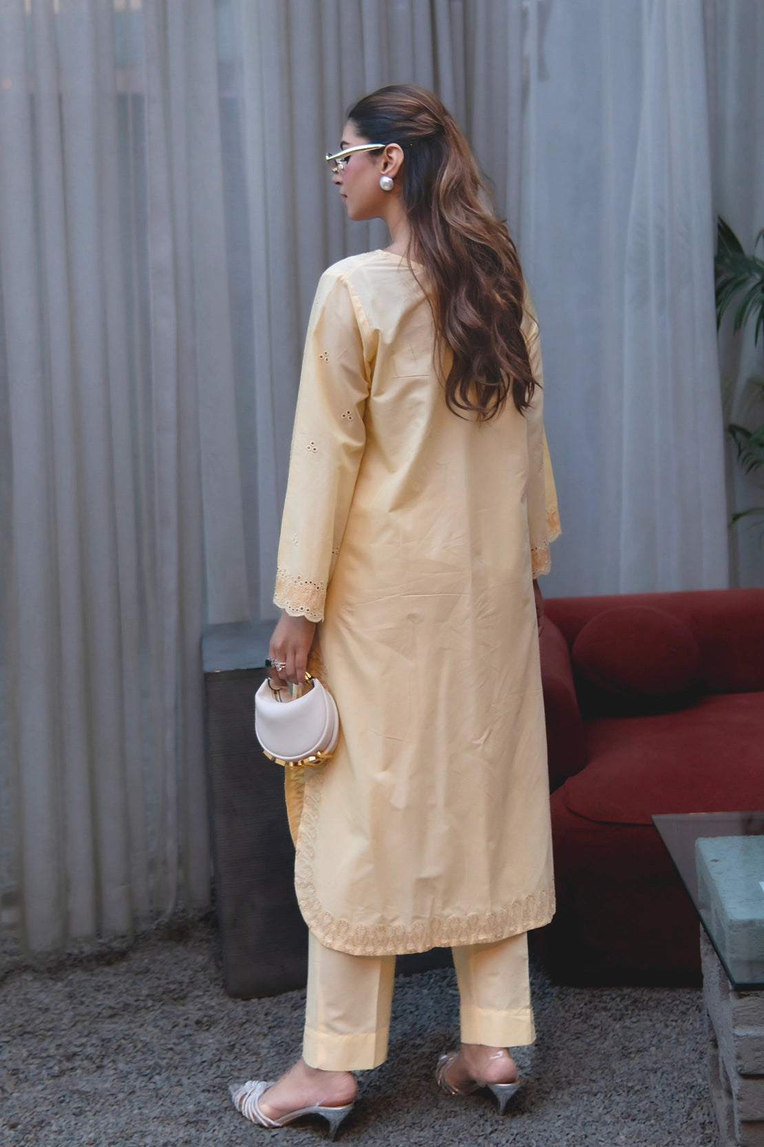 Stitched 2 Piece - Embroidered Lawn - Marigold