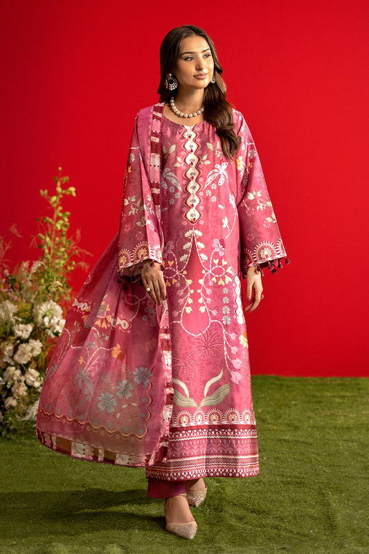 3 Piece - Digitally Printed Luxury Silk - 3906