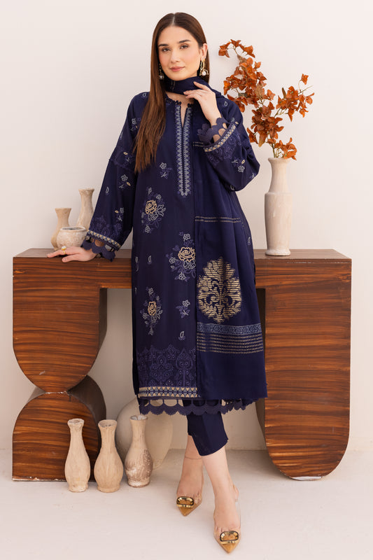 3 PIECE - PREMIUM EMBROIDERED WOOL - 5001