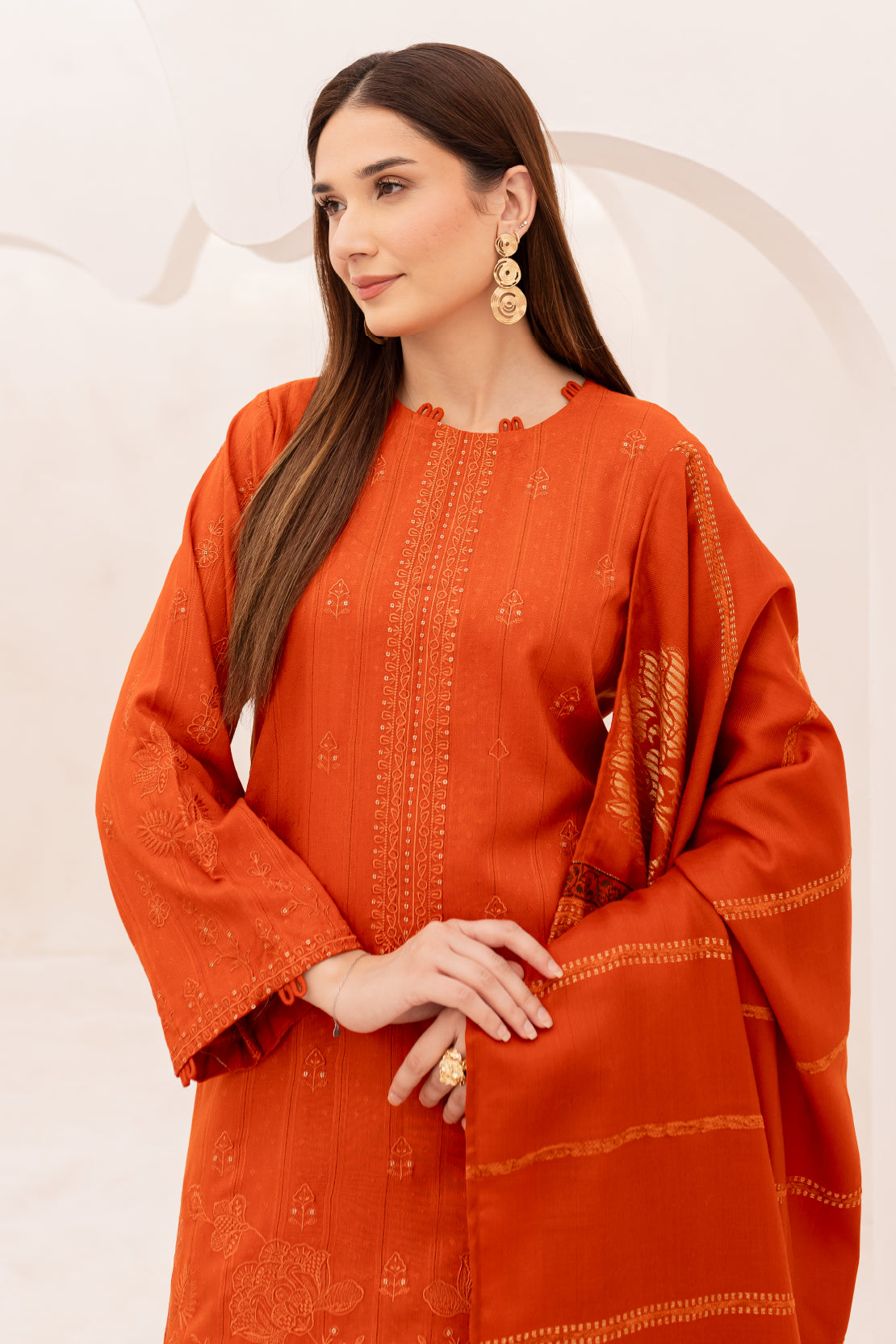 3 PIECE - PREMIUM EMBROIDERED WOOL - 5007