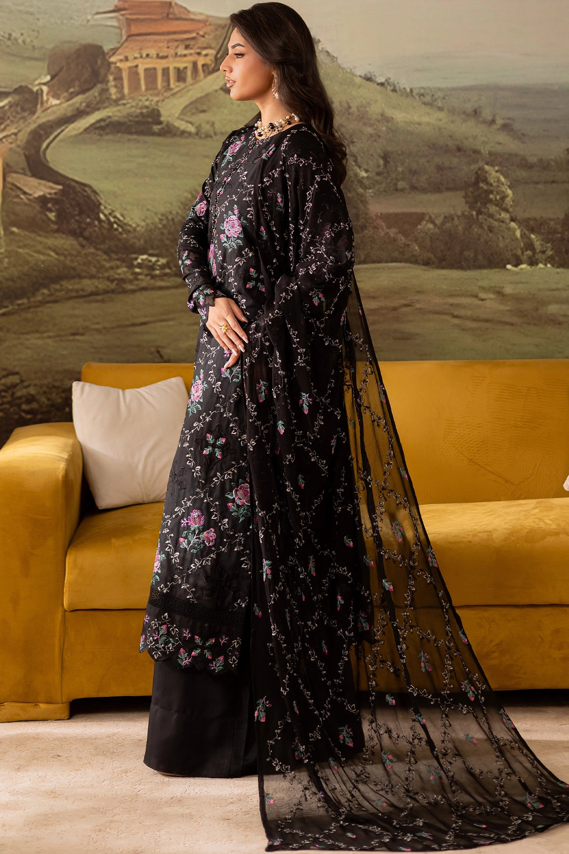 The Artisan Luxury Embroidered Viscose - 4401