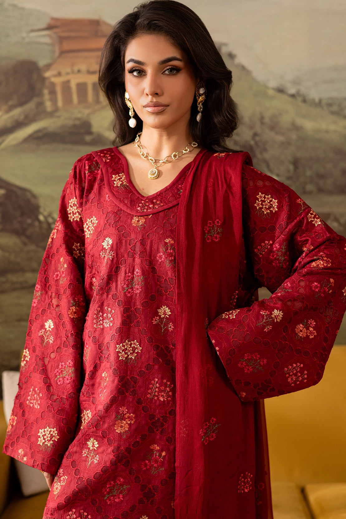 The Artisan Luxury Embroidered Viscose - 4405