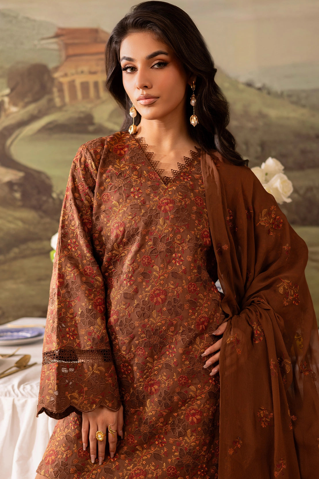 The Artisan Luxury Embroidered Viscose - 4406