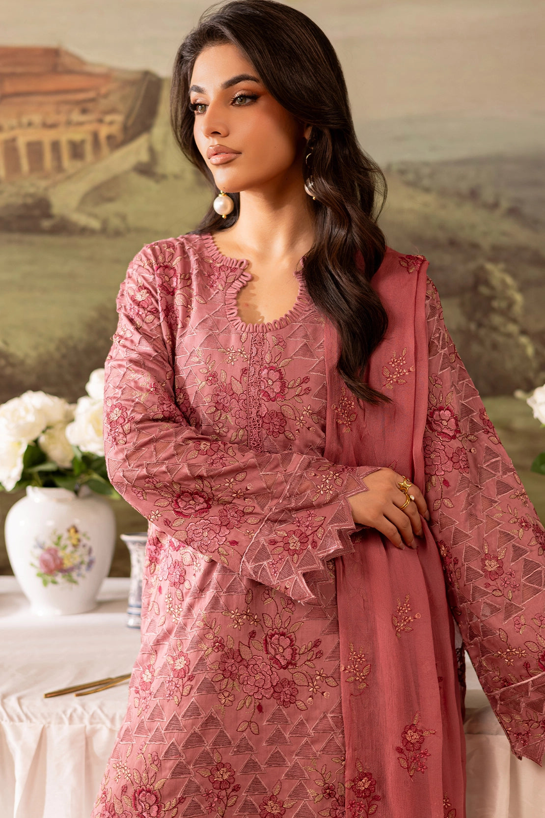 The Artisan Luxury Embroidered Viscose - 4407