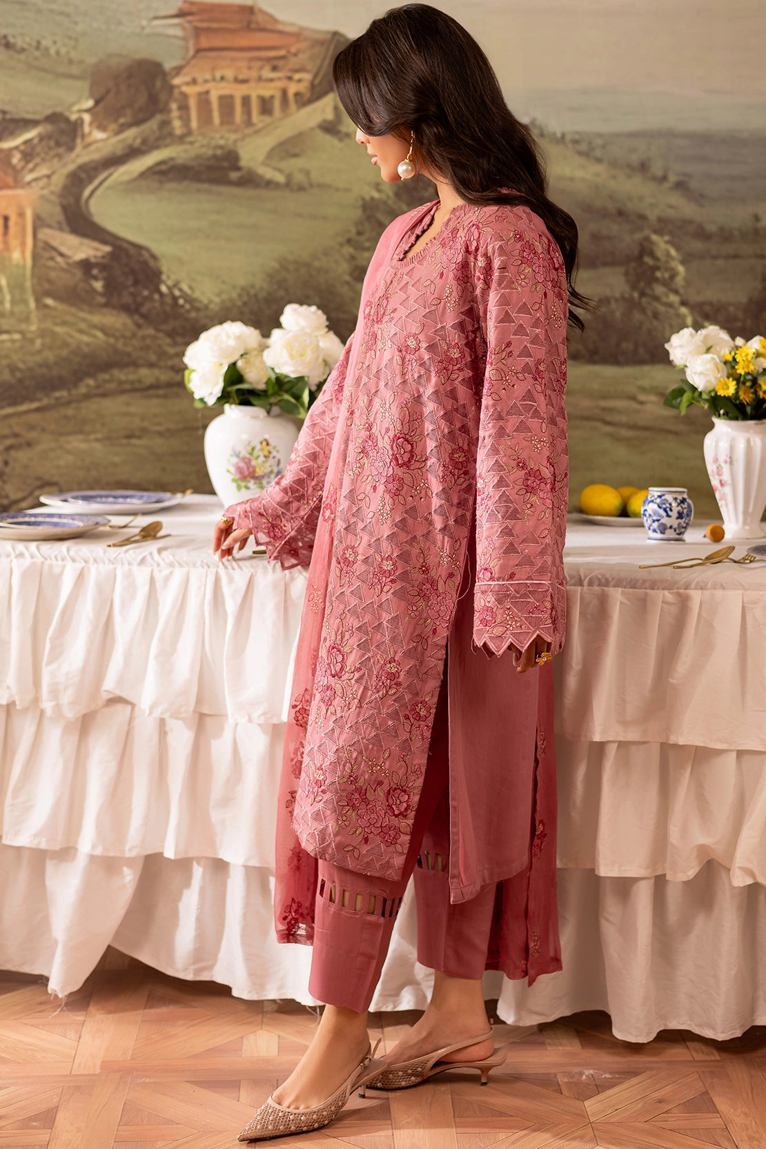The Artisan Luxury Embroidered Viscose - 4407