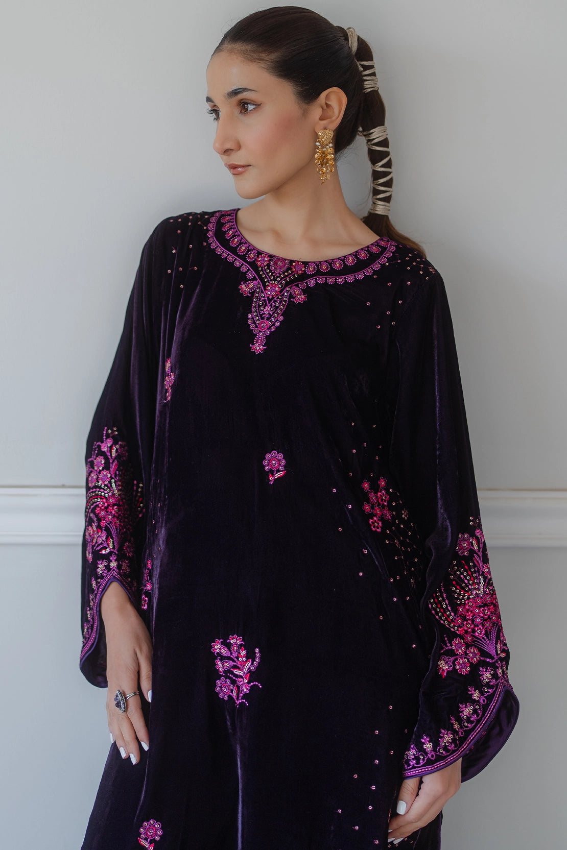 Stitched 3 Piece - Velvet - Gulnaaz