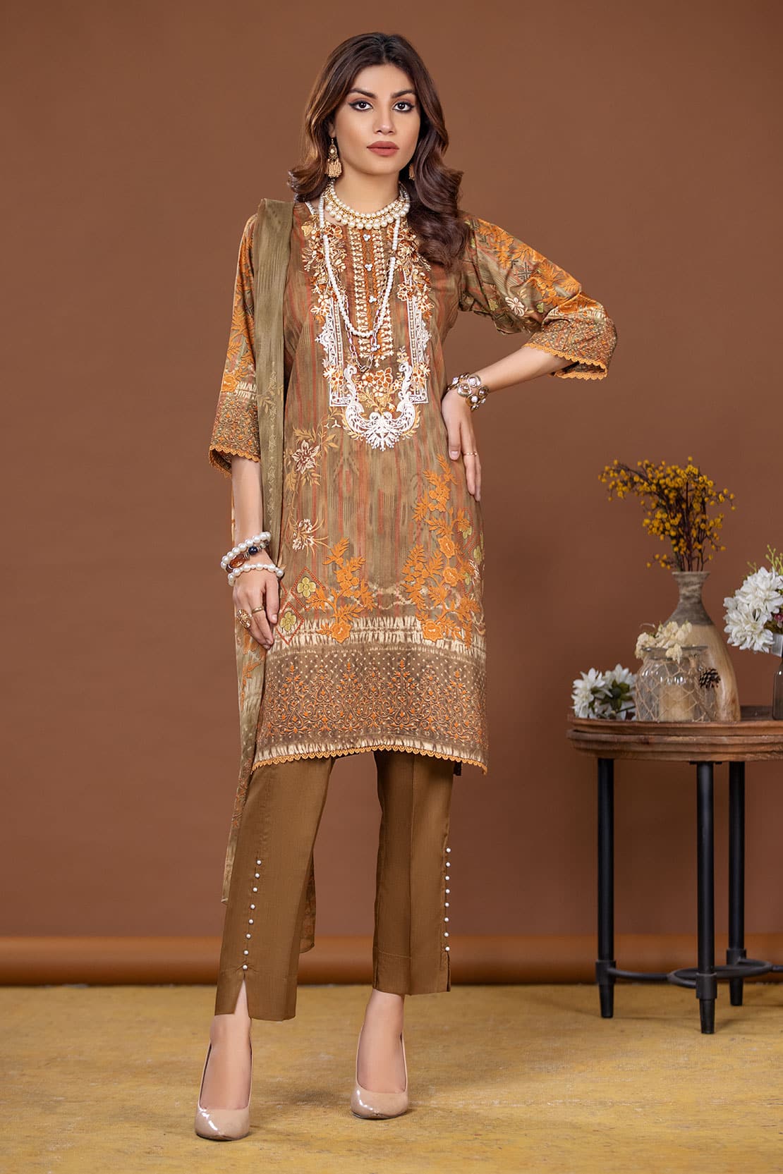 AMANI Embroidered Viscose 6967