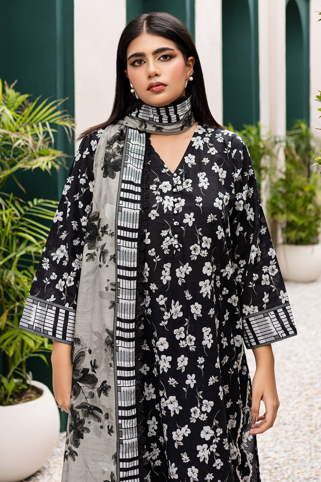 3 PIECE - PREMIUM PRINTED KHADDAR - 9320