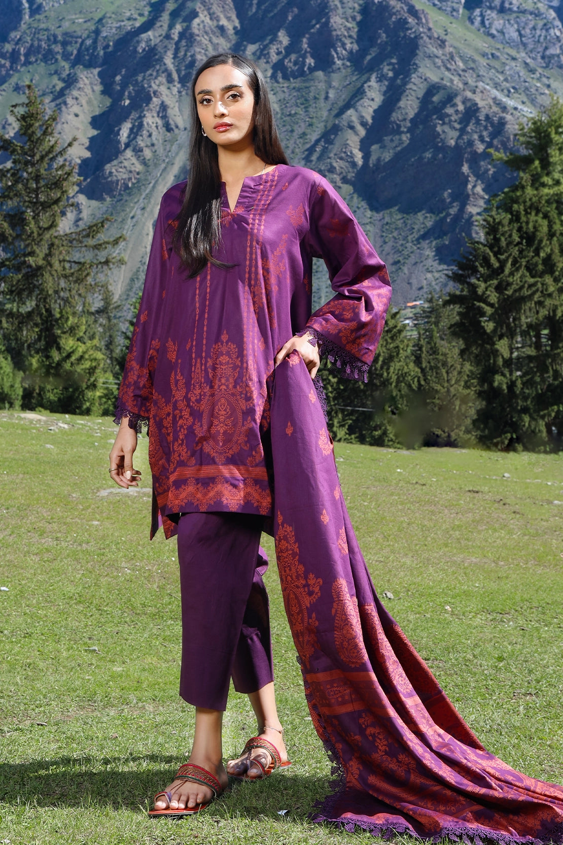 3 PIECE - PREMIUM JACQUARD BANARSI - 9984