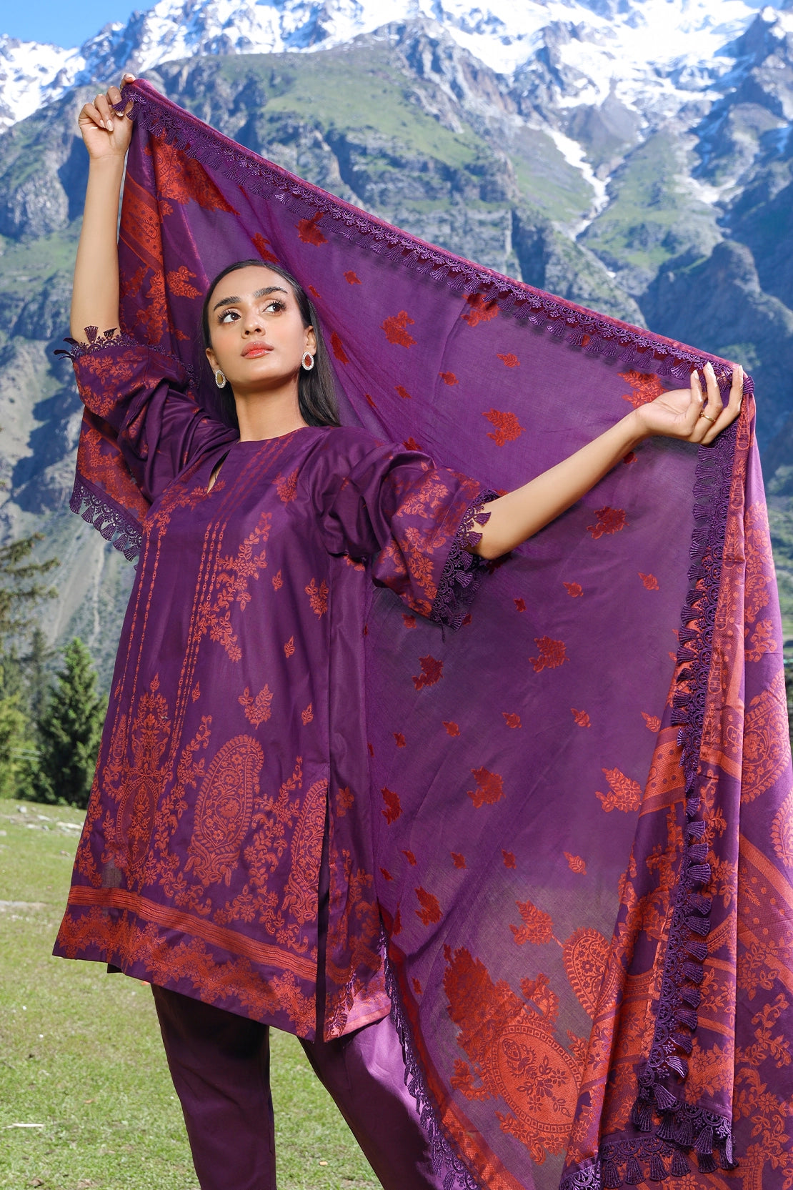 3 PIECE - PREMIUM JACQUARD BANARSI - 9984