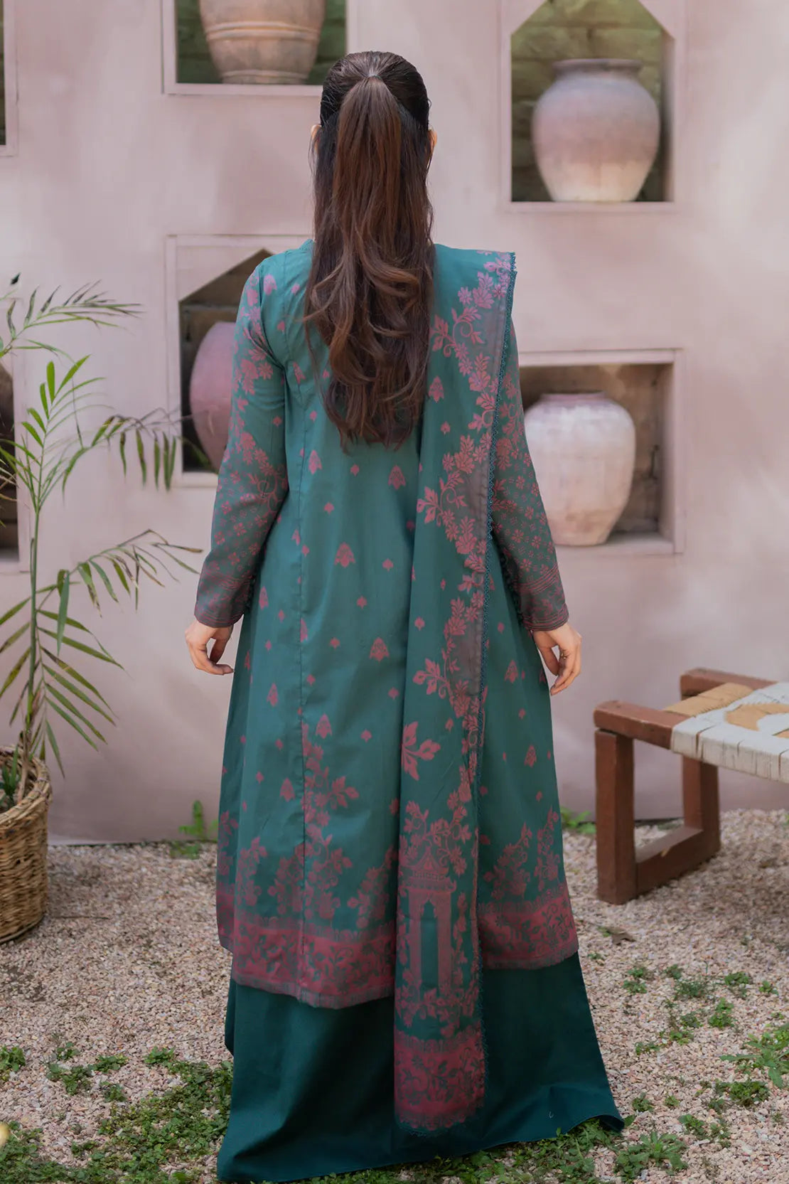 3-Piece  Jacquard Banarsi - 9997