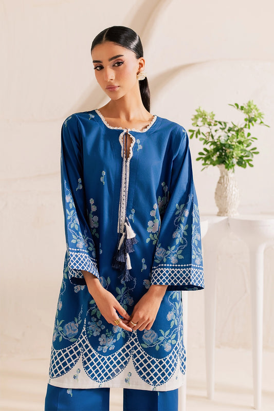Stitched 2 Piece - Printed Lawn - Bluebell