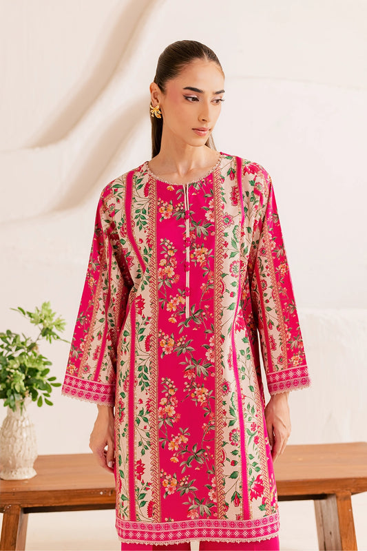 Stitched 2 Piece - Printed Lawn - Blush