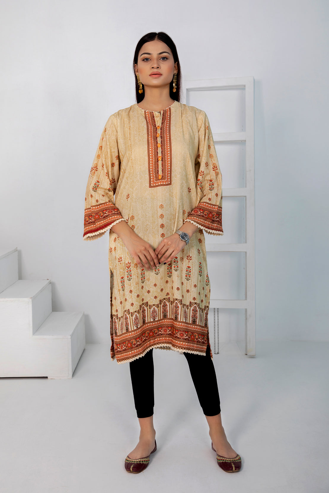 1 PIECE - DIGITALLY PRINTED KARANDI - 5540