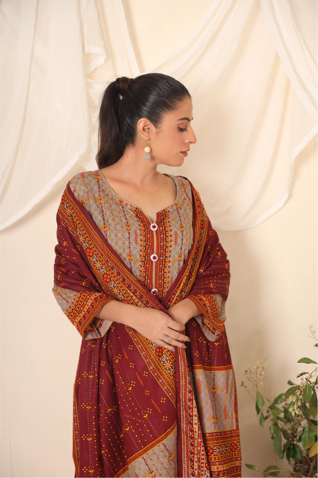 3 Piece - Printed Lawn - 882 A