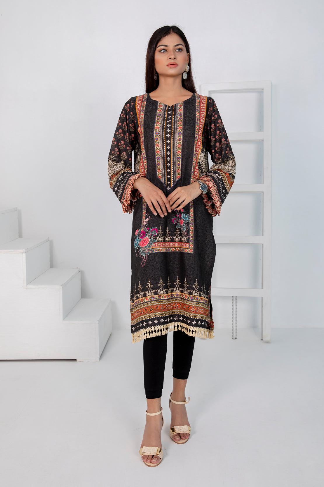 1 PIECE - DIGITALLY PRINTED KARANDI -  5532