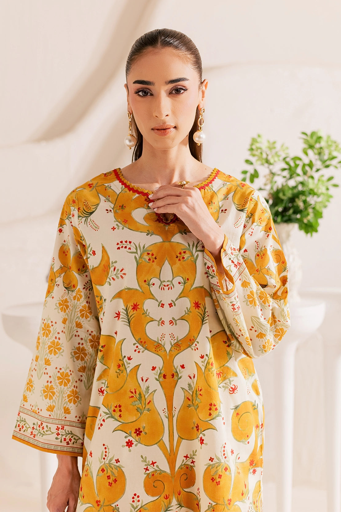 Stitched 2 Piece - Printed Lawn - Buttercup