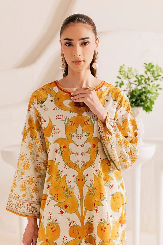Stitched 2 Piece - Printed Lawn - Buttercup