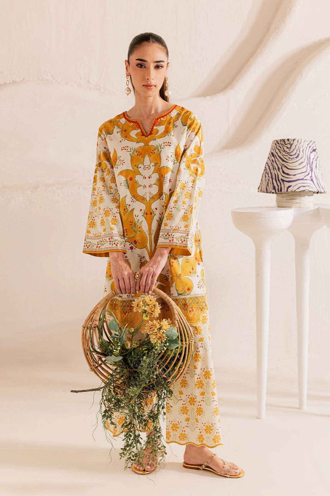 Stitched 2 Piece - Printed Lawn - Buttercup