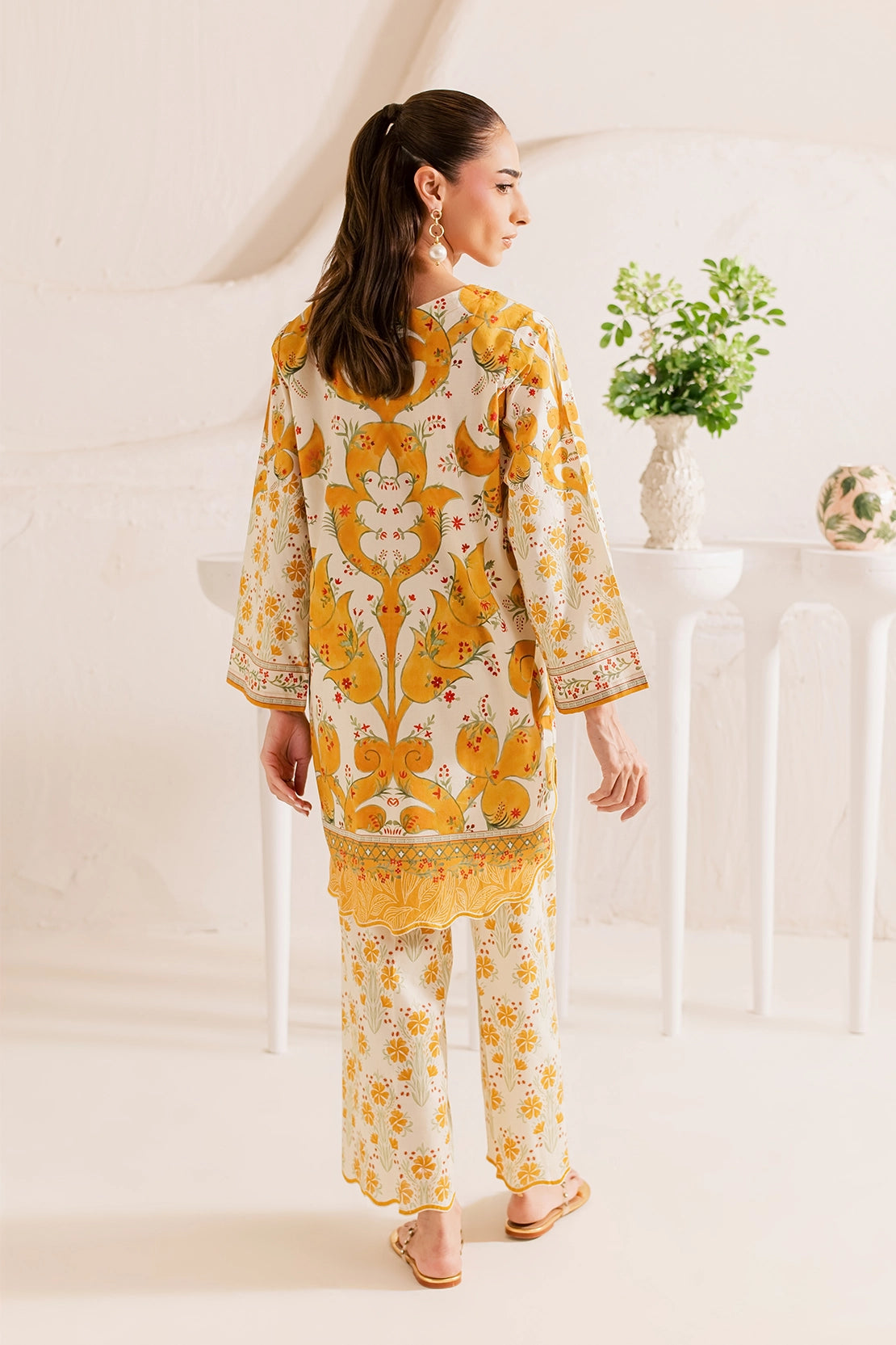 Stitched 2 Piece - Printed Lawn - Buttercup