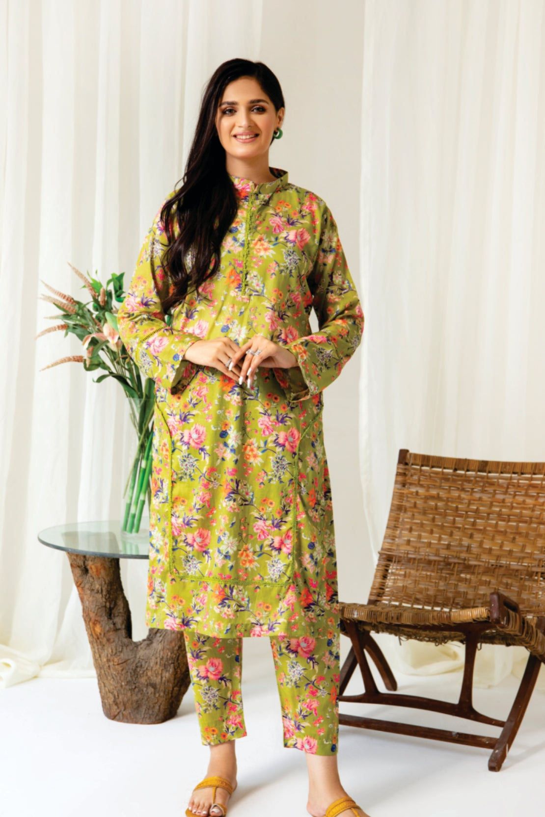 2 Piece -  Myra Digitally Printed Lawn - 8072