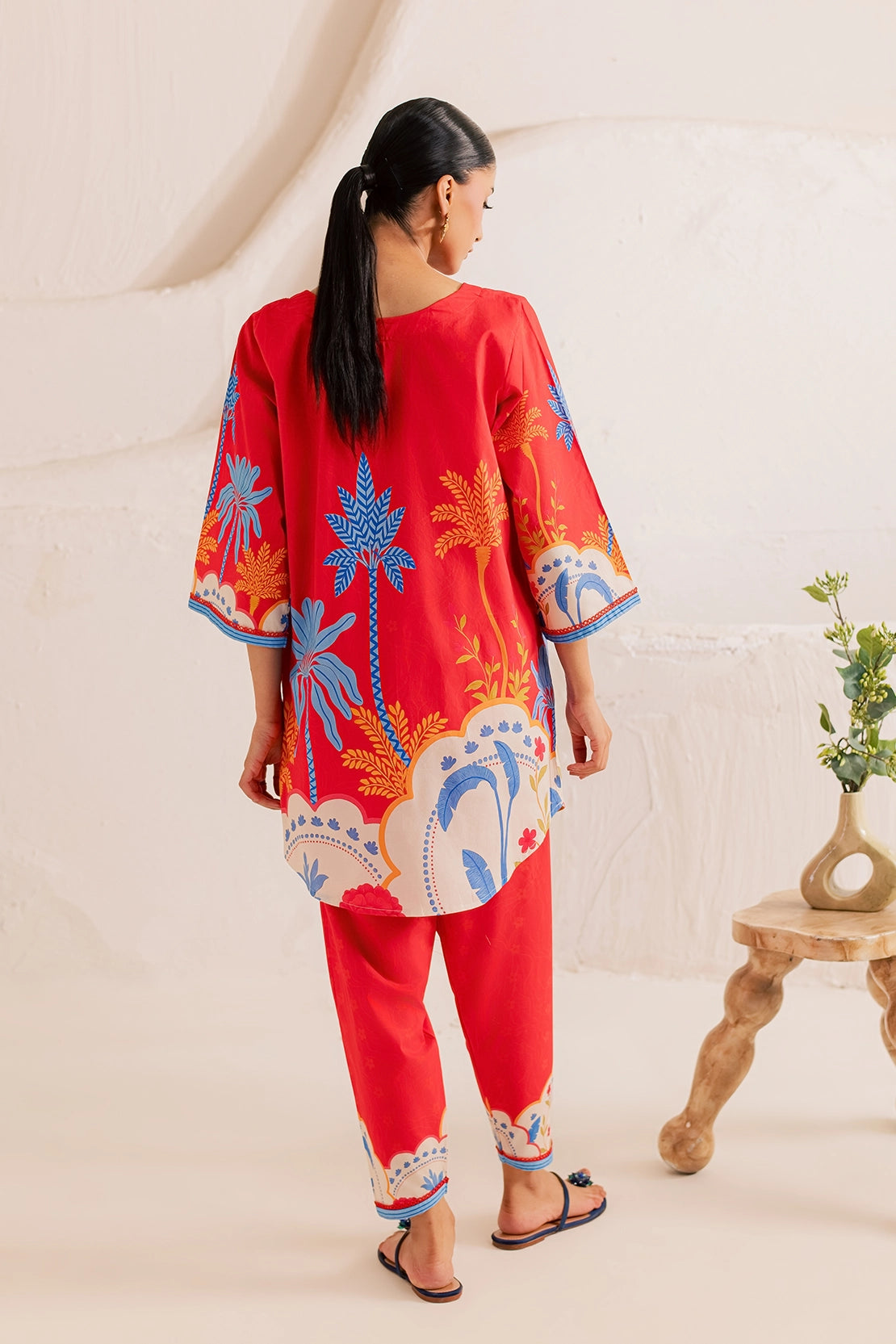 Stitched 2 Piece - Printed Lawn - Poppy