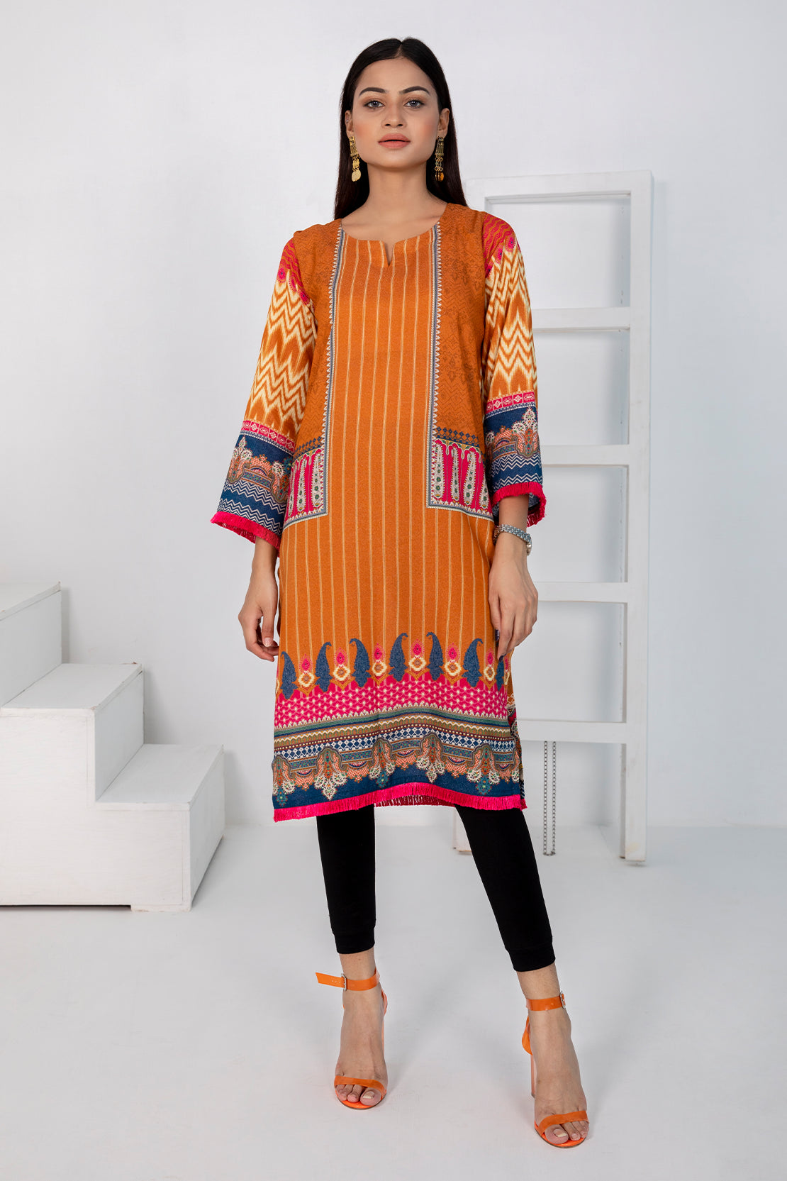 1 PIECE - DIGITALLY PRINTED KARANDI - 5533