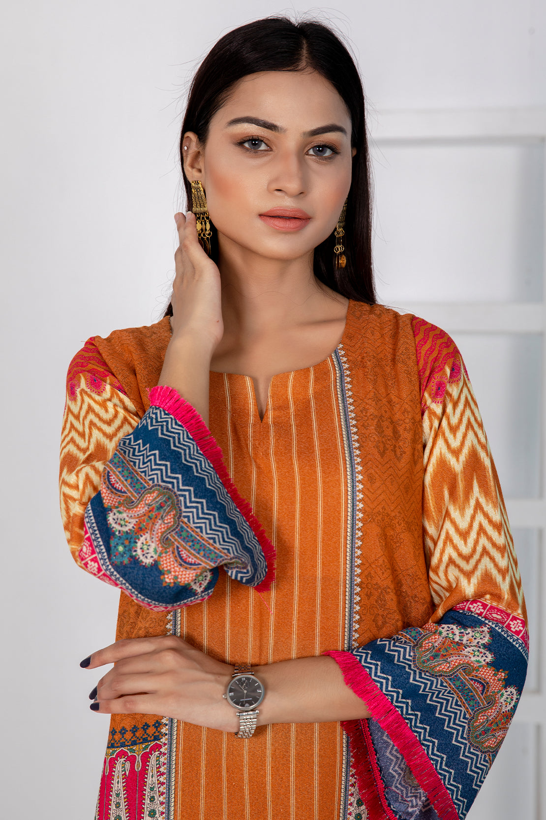 1 PIECE - DIGITALLY PRINTED KARANDI - 5533