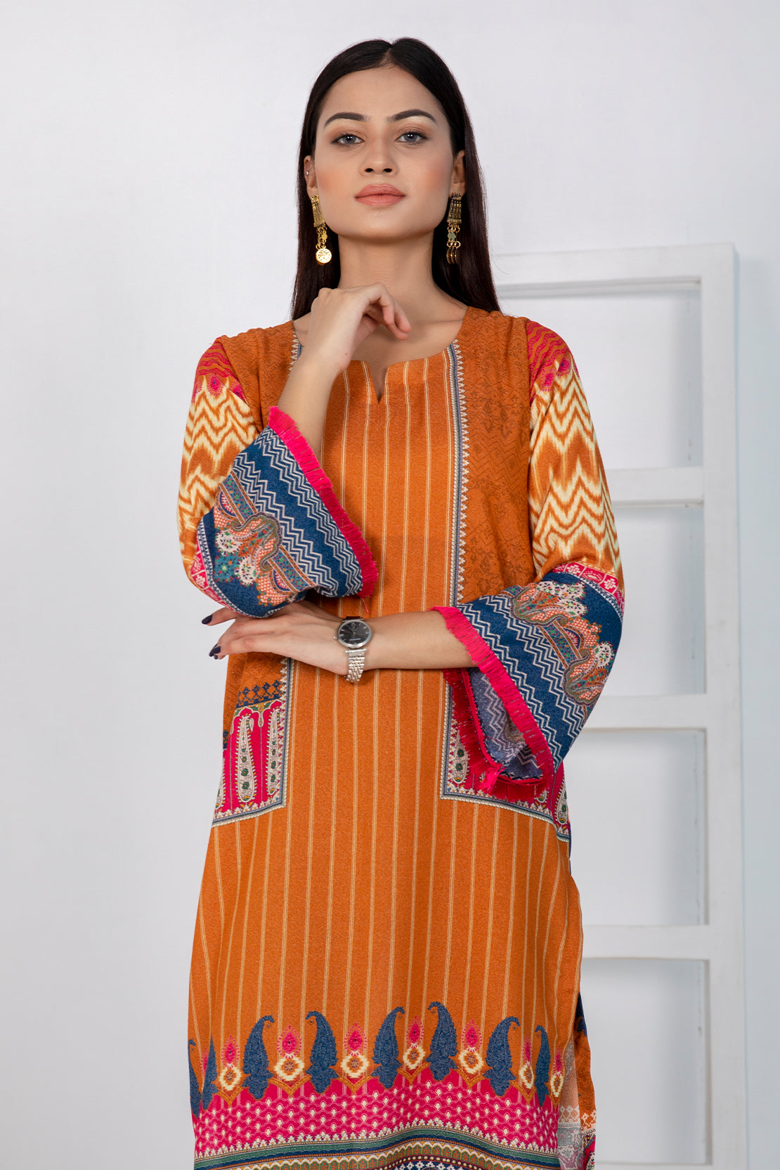 1 PIECE - DIGITALLY PRINTED KARANDI - 5533