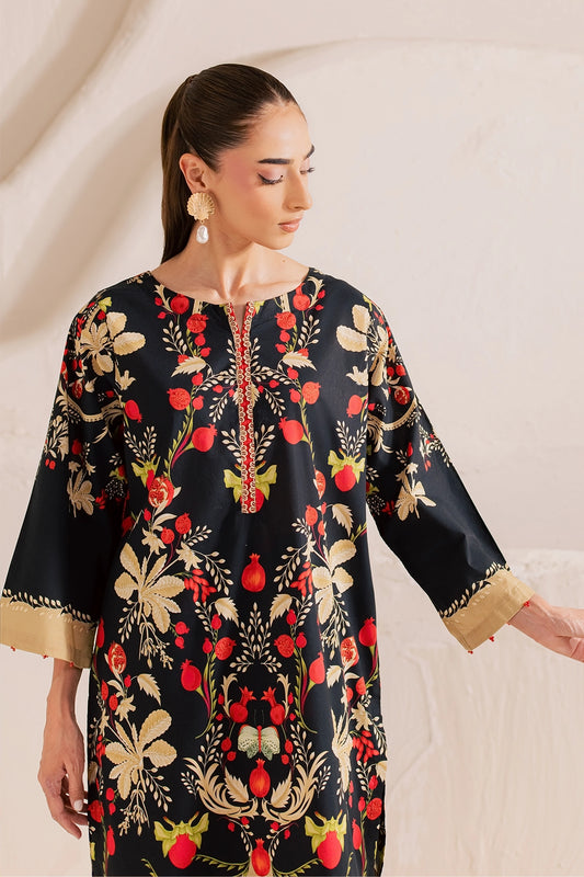 Stitched 2 Piece - Printed Lawn - After Dark