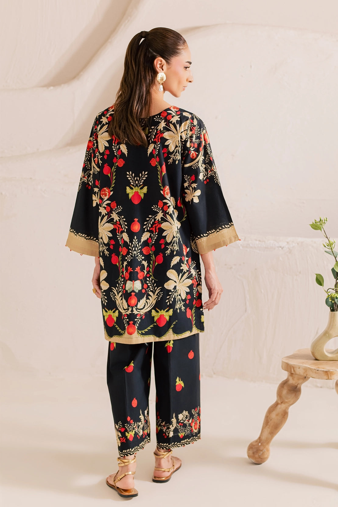 Stitched 2 Piece - Printed Lawn - After Dark