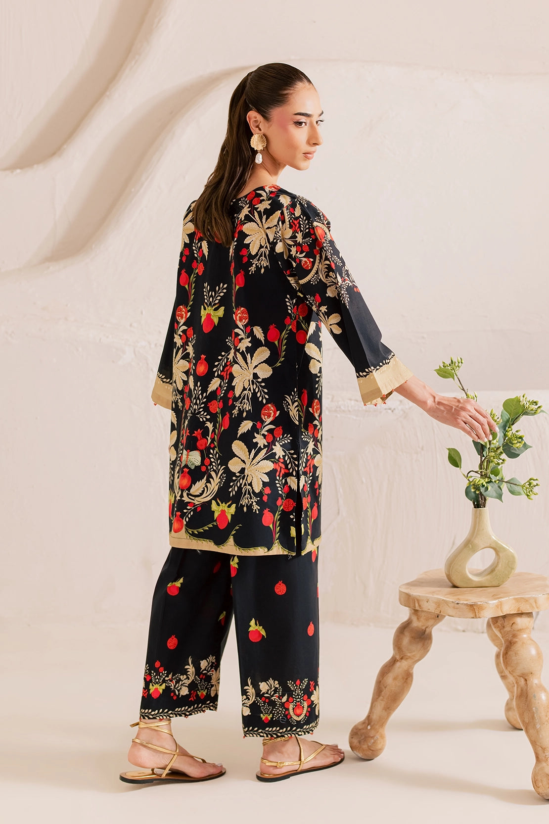 Stitched 2 Piece - Printed Lawn - After Dark