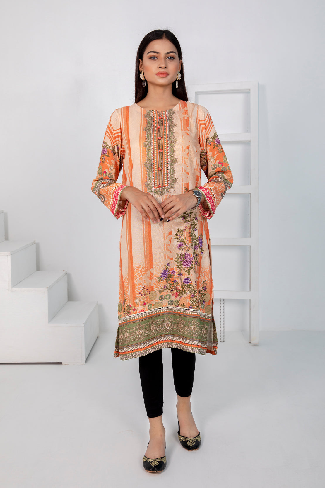 1 PIECE - DIGITALLY PRINTED KARANDI - 5534