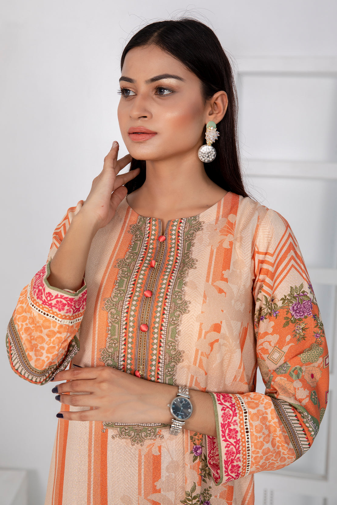 1 PIECE - DIGITALLY PRINTED KARANDI - 5534