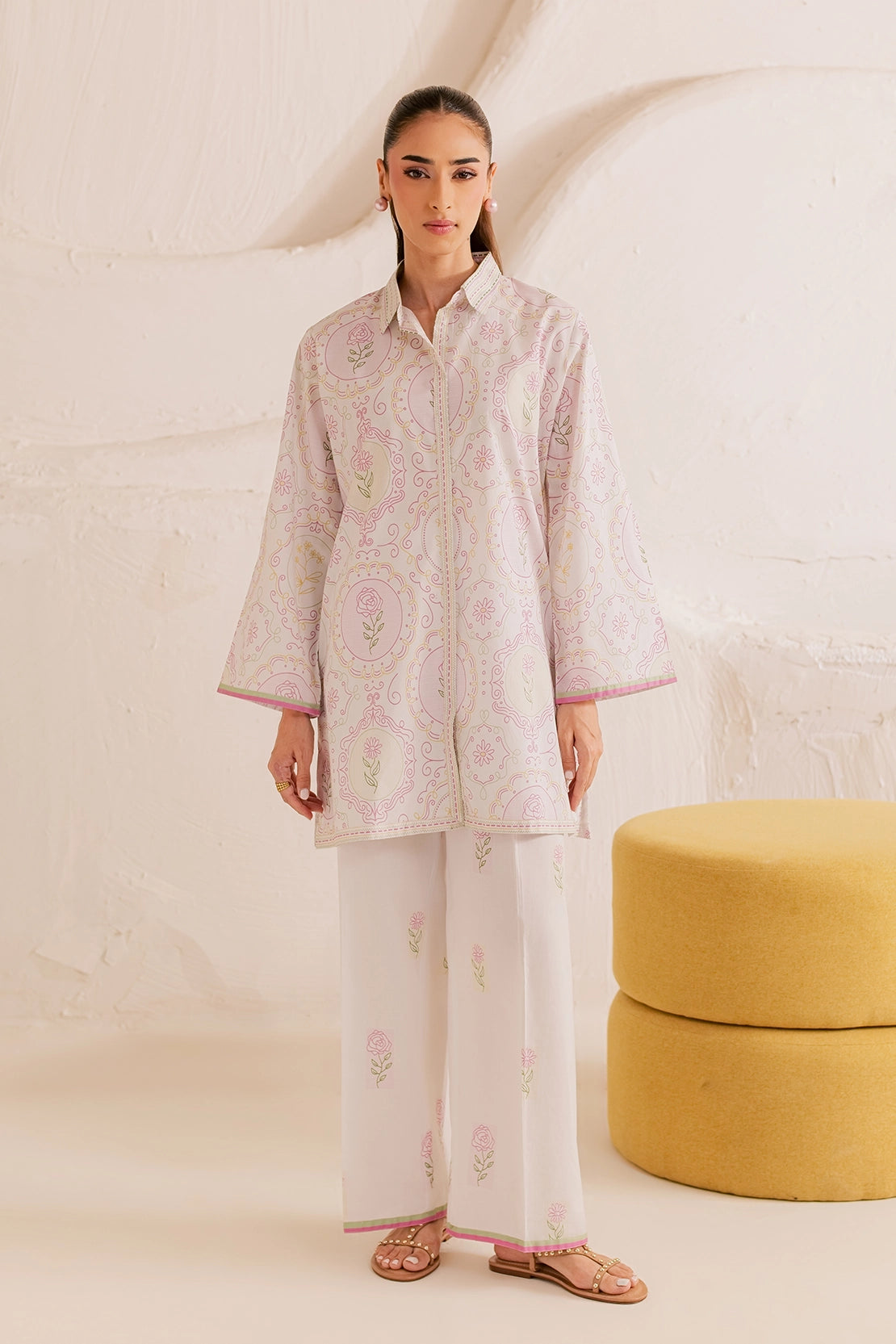 Stitched 2 Piece - Printed Lawn - Cloud Nine