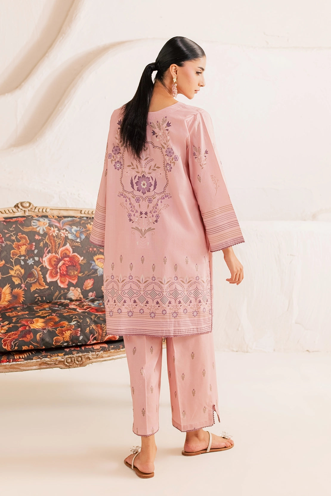 Stitched 2 Piece - Printed Lawn - Rosewood