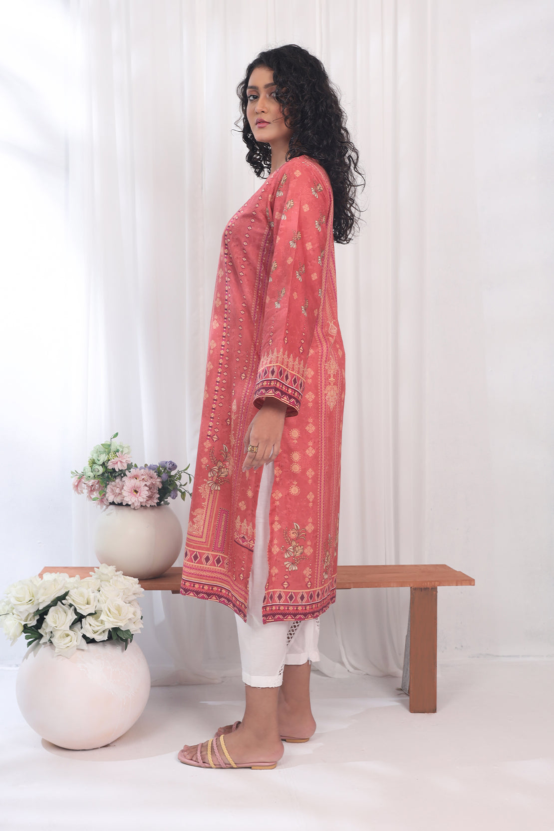 1 Piece - Digitally Printed Lawn - 8759