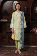 3 Piece - Luxury Embroidered Lawn - 1005