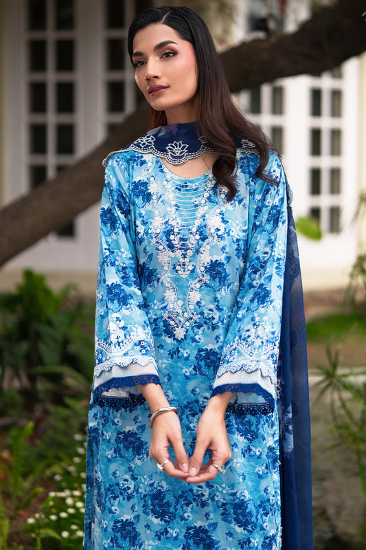 3 Piece - Luxury Embroidered Lawn - 1008