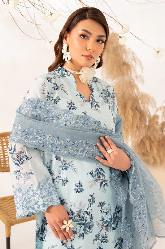 3 Piece - Premium Embroidered Lawn - 567