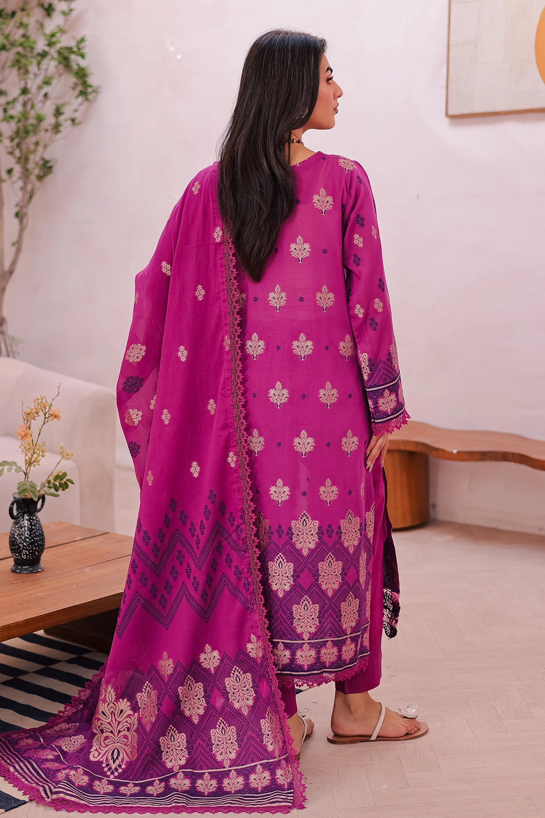 3 Piece - Premium Embroidered Jacquard - 455J